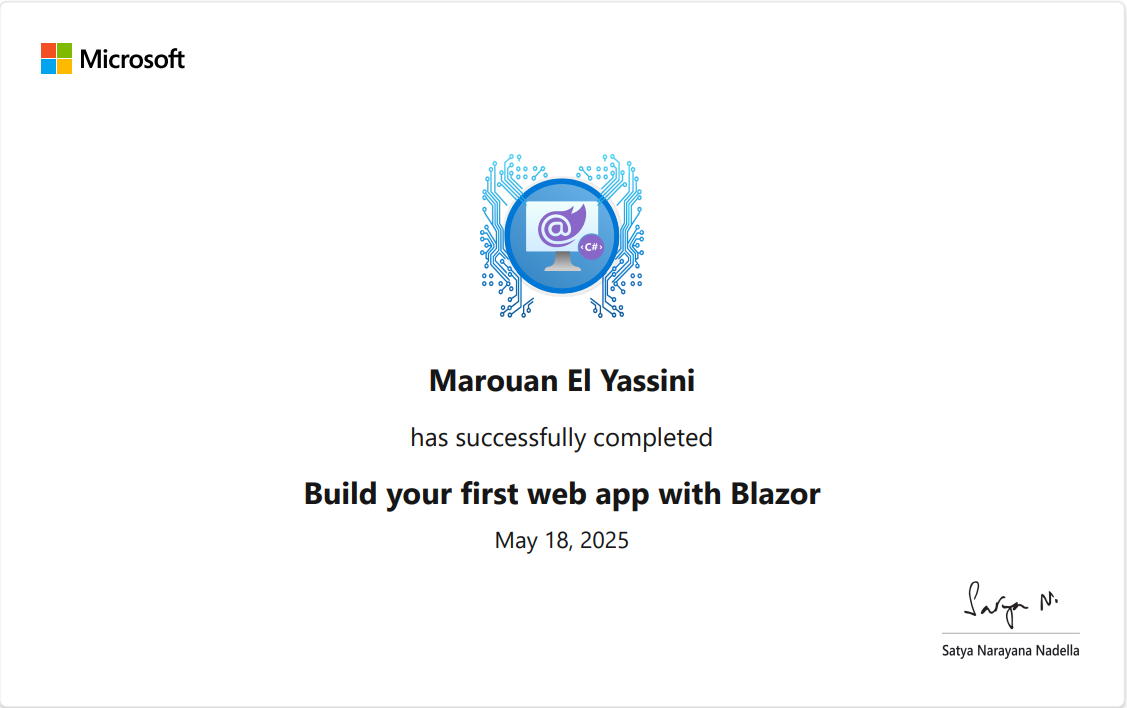 Blazor First App